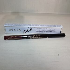 Stila Stay All Day Dual-Ended Liquid Eyeliner in Black And Sangria